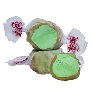 Carmel apple taffy - Taffy Town caramel apple salt water taffy candy with soft green apple center and gourmet caramel coating